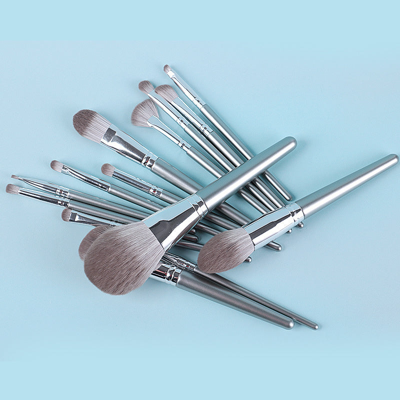 New 14 Piece Wooden Handle Makeup Brush Set Makeup Tools Makeup New 14 Piece Wooden Handle Makeup Brush Set Makeup Tools Makeup